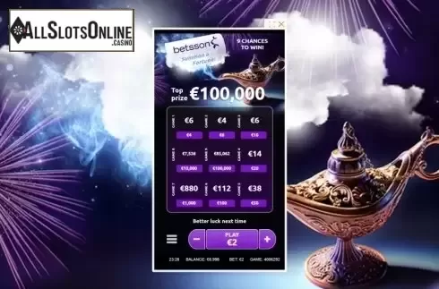Screen 3. Fortune (gamevy) from gamevy