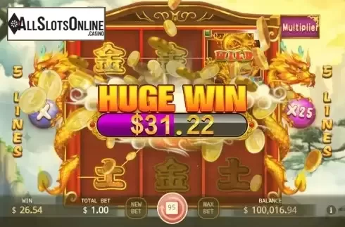 Huge Win screen