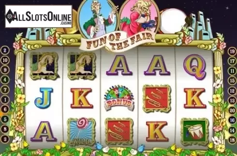 Game Process Screen. Fun of the Fair from Gamesys