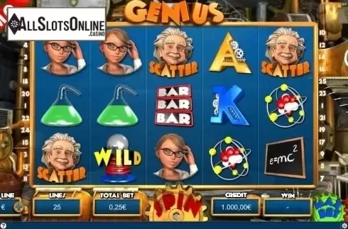 Game Workflow screen. Genius (Capecod Gaming) from Capecod Gaming