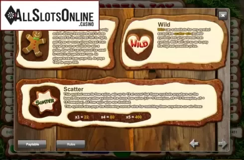 Screen2. Gingerbread Joy from 1X2gaming
