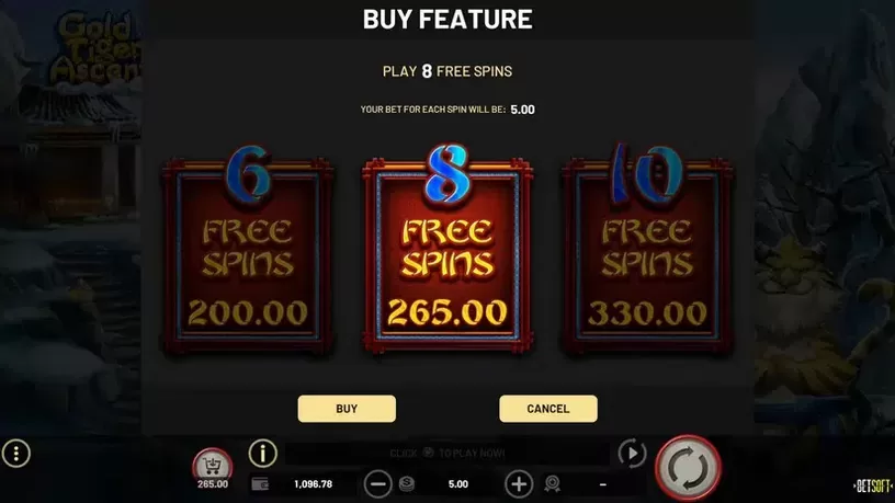 Gold Tiger Ascent slot screenshot 3