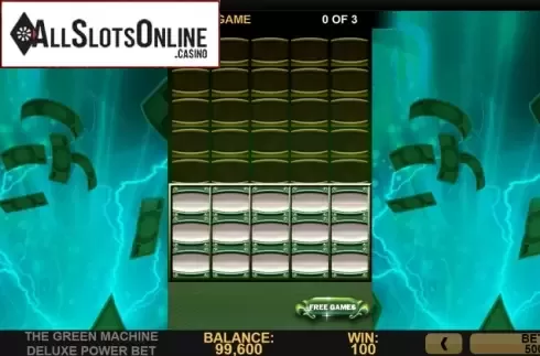 Free Spins. Green Machine Deluxe Power Bet from High 5 Games
