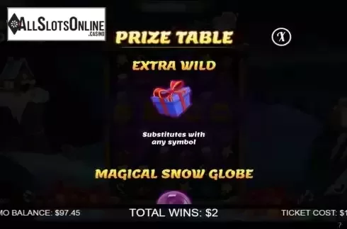 Extra wild screen