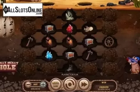 Reels screen. Holly Molly Hole from Spinmatic