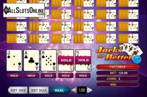 Game workflow. Jacks Or Better 25 Hands from GVG