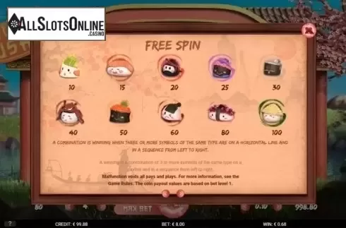 Features. Jumping Sushi from Gamshy