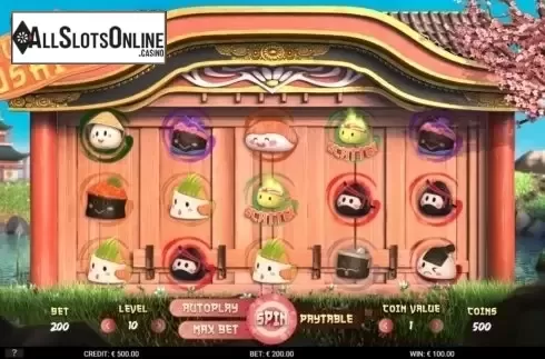 Win Screen. Jumping Sushi from Gamshy
