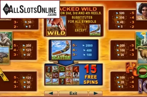 Screen2. Kangaroo Land from EGT