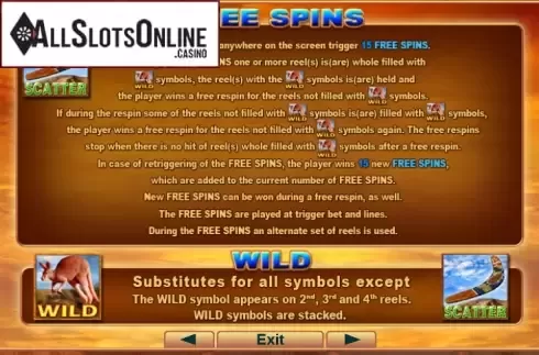 Screen3. Kangaroo Land from EGT