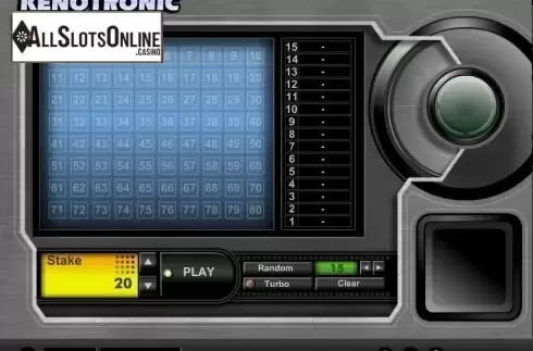 Game Screen 1. Kenotronic from 1X2gaming