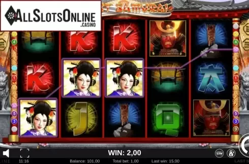 Win Screen 2. Last Samurai from Lionline