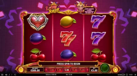 Love Joker slot screenshot 1