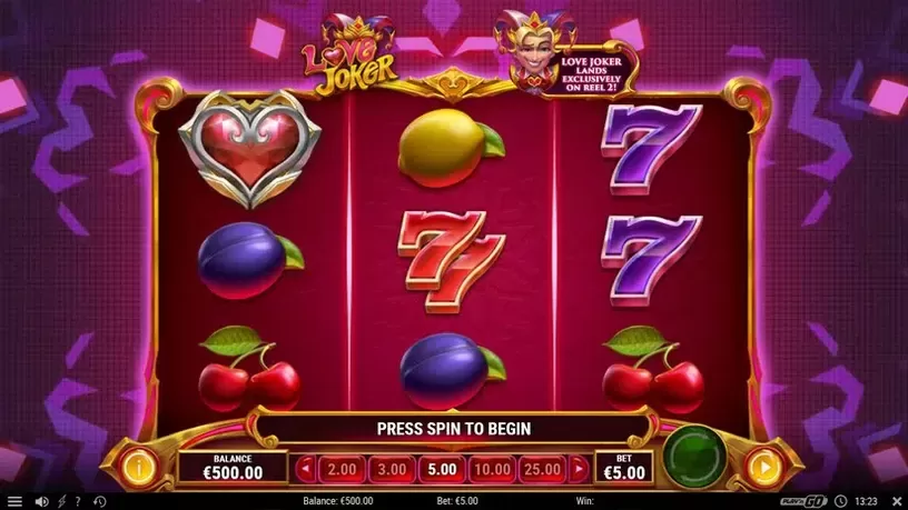 Love Joker slot screenshot 1