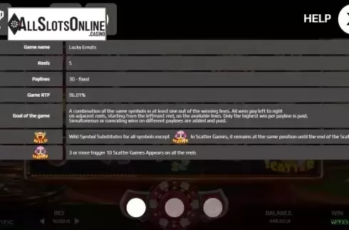 Feature screen