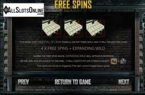 Paytable 2. Mafia (GamePlay) from GamePlay