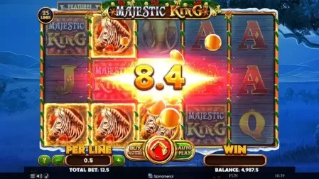 Majestic King – Christmas Edition slot screenshot 2