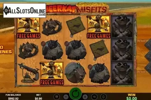 Free Spins Win Screen