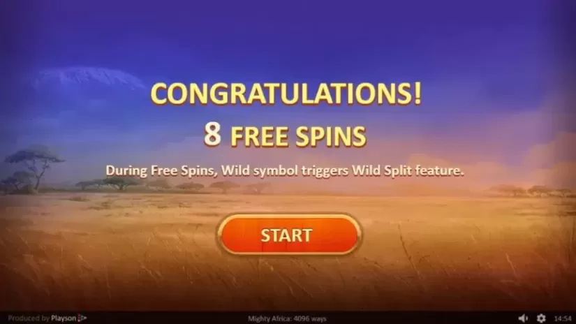 Mighty Africa slot screenshot 3