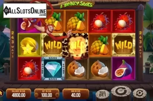 Random Wilds. Monkey Slots from SYNOT