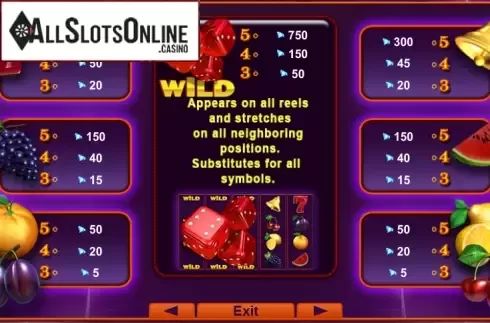 Screen2. More Dice & Roll from EGT