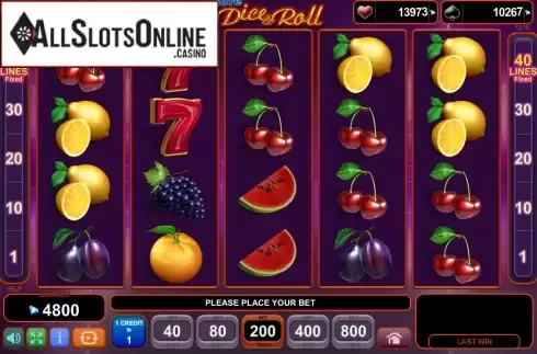 Screen6. More Dice & Roll from EGT