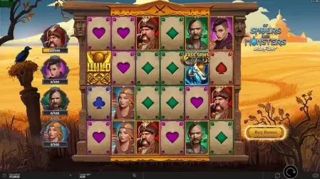 Of Sabers and Monsters slot screenshot 1
