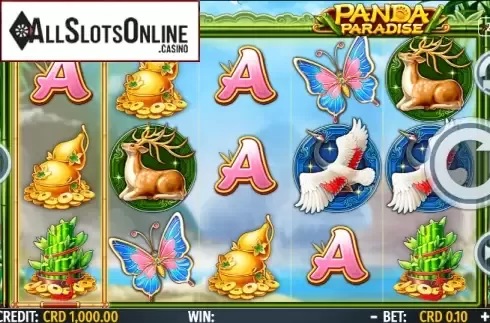 Reel screen. Panda Paradise from Octavian Gaming