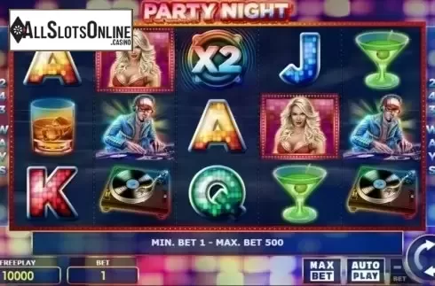 Reel Screen. Party Night (Amatic Industries) from Amatic Industries