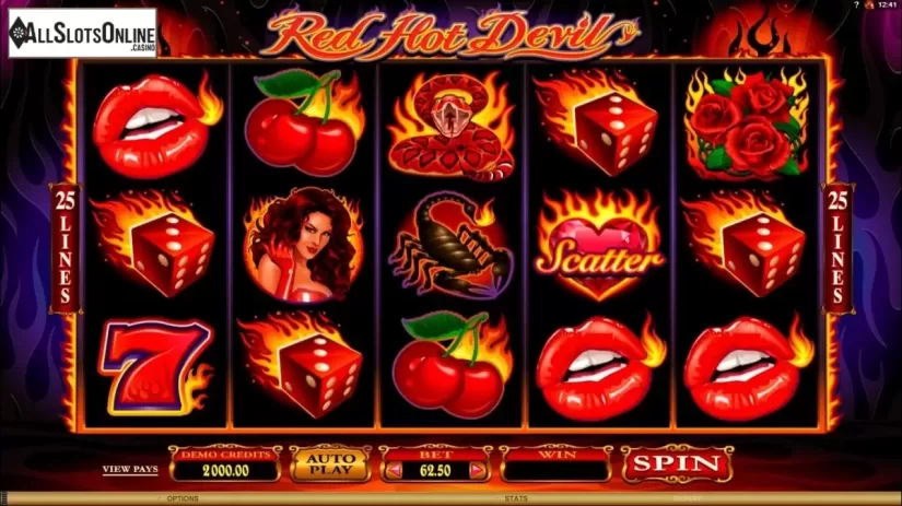 Screen9. Red Hot Devil from Microgaming