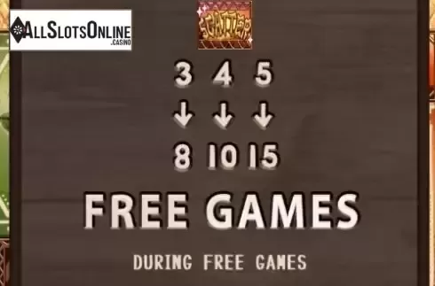 Free Spins Feature screen
