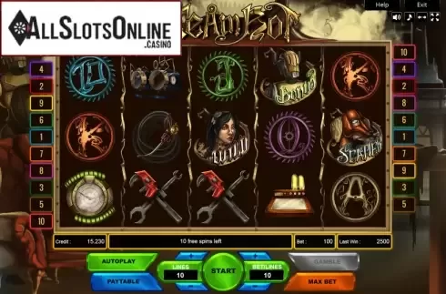 Reel Screen. Steambot from Platin Gaming