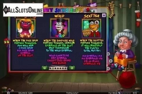 Screen3. Stinky socks from Spinomenal