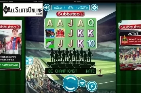 Main game. Subbuteo from Betdigital