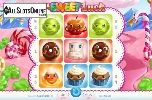 Reel Screen. Sweet Luck from Amazing Gaming