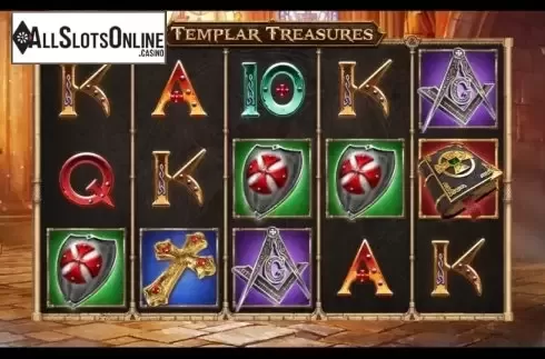Reel Screen. Templar Treasures from Slotmill