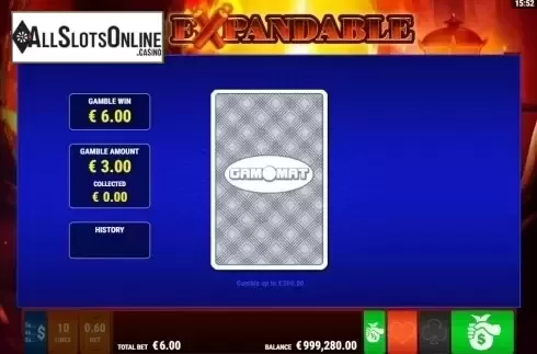 Gamble. The Expandable from Gamomat