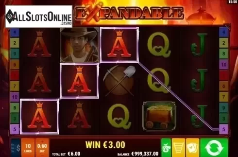 Win Screen 2. The Expandable from Gamomat