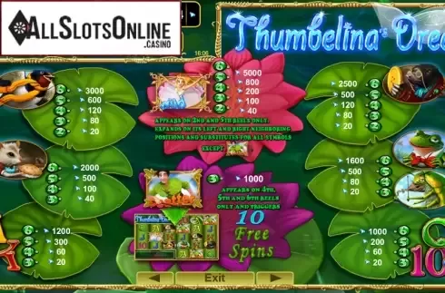 Screen2. Thumbelina's Dream from EGT
