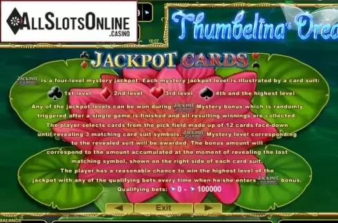 Screen5. Thumbelina's Dream from EGT