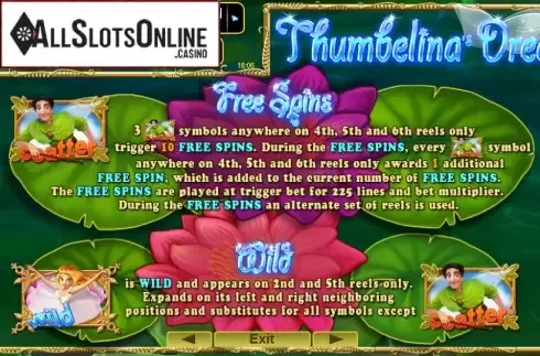 Screen3. Thumbelina's Dream from EGT