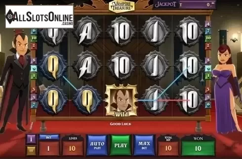 Win Screen. Vampire Treasure from MGA