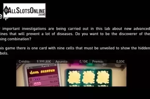 Paytable 1. Viral Scratch from R. Franco