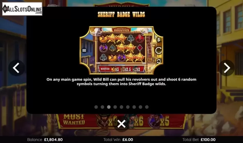 Features 3. Wild Bills Bounties from Endemol Games
