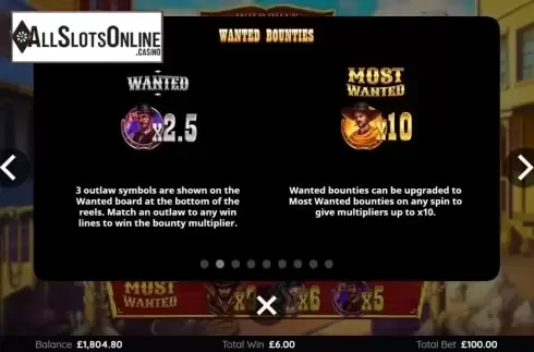 Features 2. Wild Bills Bounties from Endemol Games
