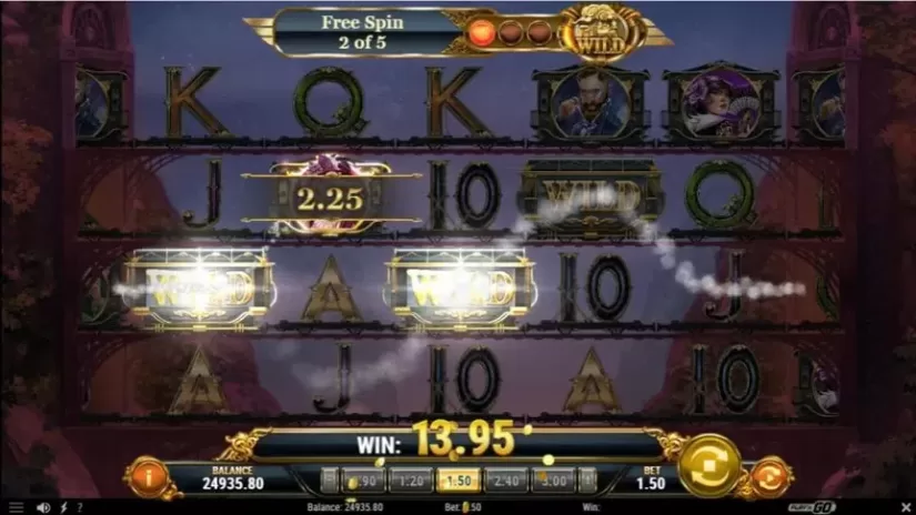 Wild Rails slot screenshot 6