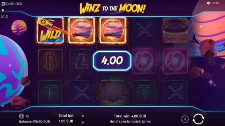 Winz to the Moon slot screenshot 2