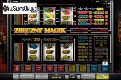 Screen 1. Zrecnyk Magik® from Greentube