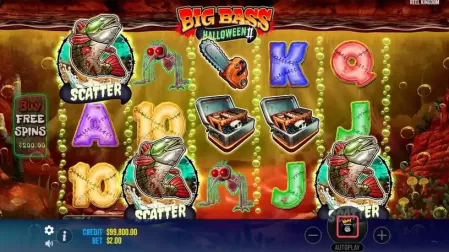 Big Bass Halloween 2 slot screenshot 2