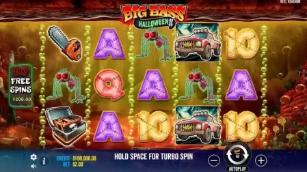Big Bass Halloween 2 slot screenshot 1